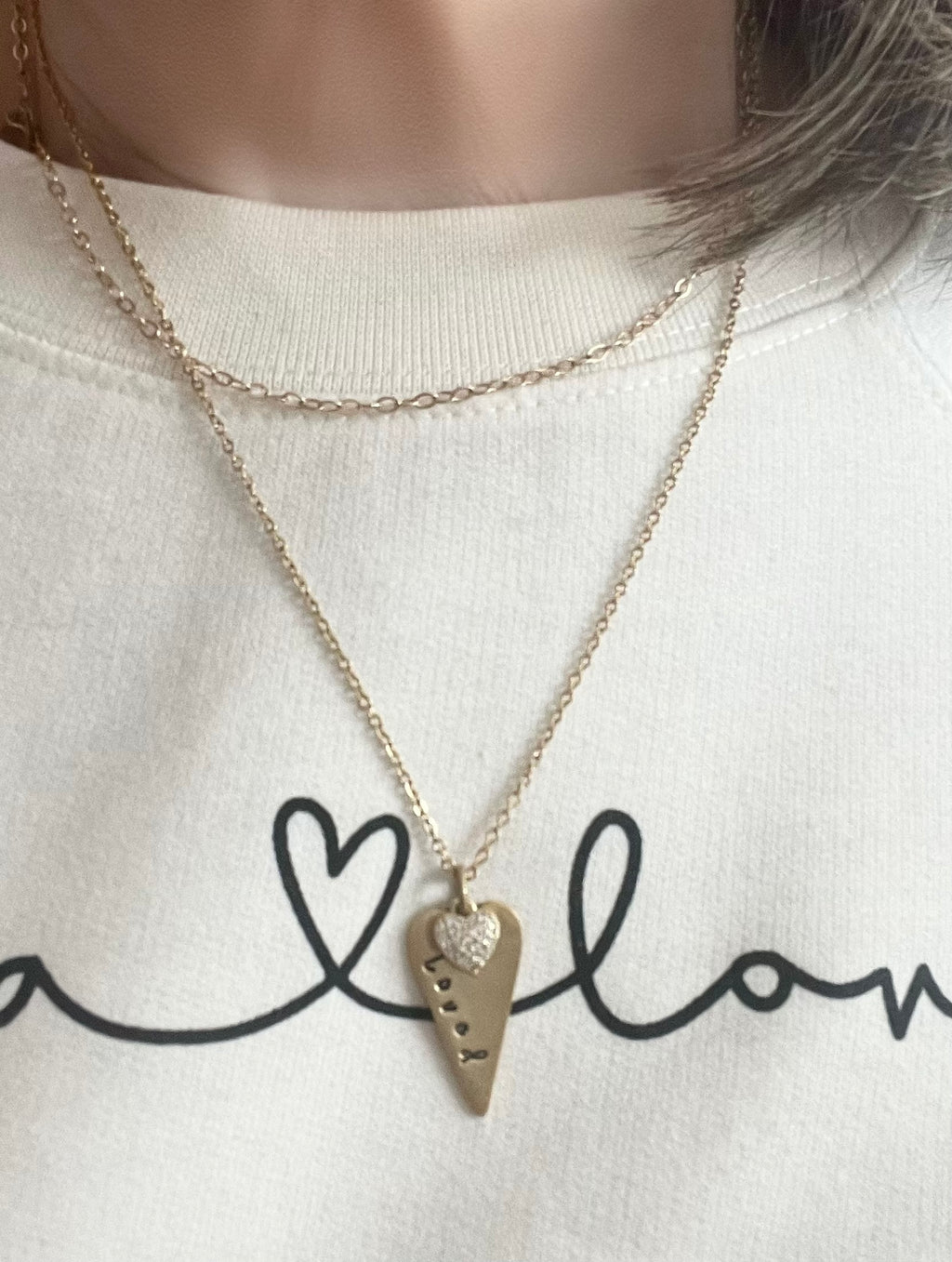 Personalized Heart Necklace