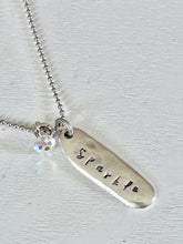 Personalized Primitive Stamped Necklace