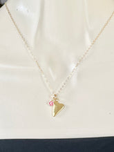 Jenna Heart Gold Necklace