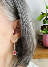 Coral Bell Floral Earrings