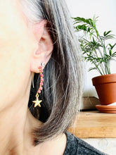 Luxe MIsmatched Gemstone Open Oval Earrings